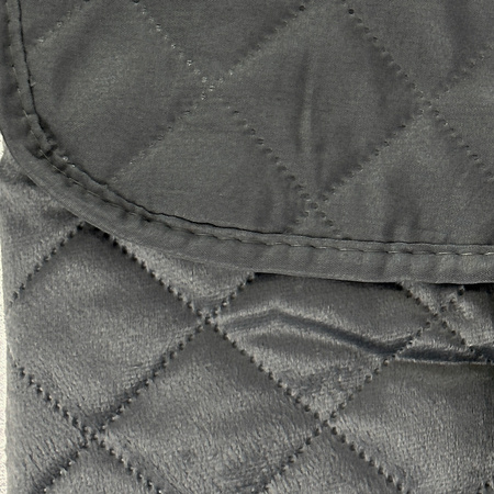 Bedspread AMARANTE 180x220+2/40x40, 010 / DARK GREY