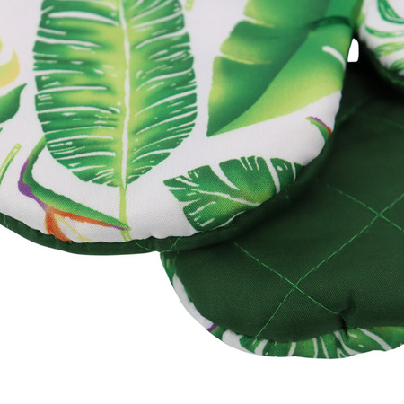 Kitchen gloves with a magnet LEAVES kpl 2 szt., 0417FS30