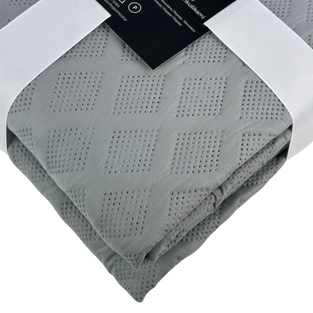 Bedspread PARLA 3D 220x240+2/40x40, SY-7653 GREY