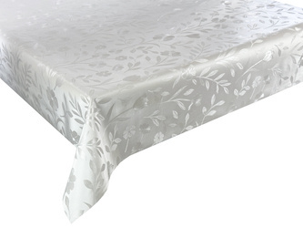 Tablecloth 137 PEARL ZG-7161A WHITE