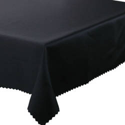 Tablecloths with stain-resistant coating  114 GN Black