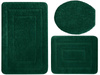 Bath mat  ALOR KPL 3 SZT. DARK GREEN