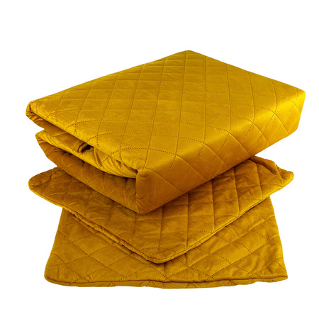 Bedspread AMARANTE 180x220+2/40x40, 010 / MUSTARD
