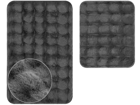 Bath mat ARUBA KPL. 2 SZT. DARK GREY