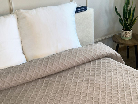 Bedspread PARLA 3D  220x240, SY-7654 TAUPE