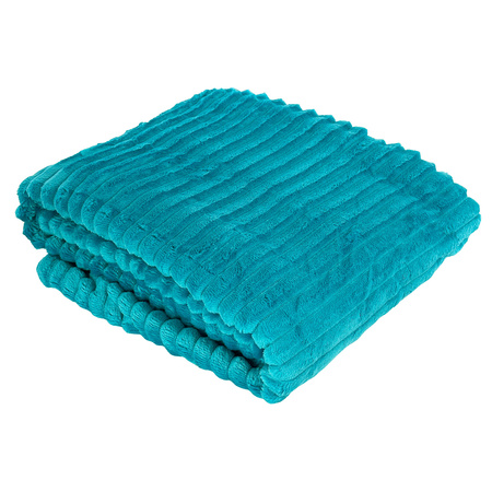 Blanket SORIA 150x200 TURQUISE microfibre 220-260g/m2