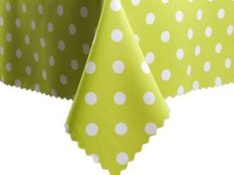Tablecloths with stain-resistant coating 2 Dots Green