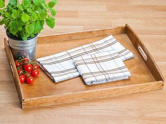 Kitchen towels ADELA 45x65, 205g/m2, BEIGE