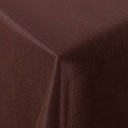 Tablecloths with stain-resistant coating Brown rain