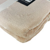 Blanket LUNA 150x200 BEIGE, microfiber flannel 240 gsm