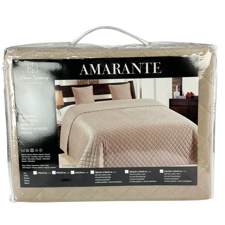 Bedspread AMARANTE 220x240+2/40x40, 010 / BEIGE