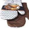 Kitchen gloves with a magnet CAPPUCCINO II kpl 2 szt., F21A752-B