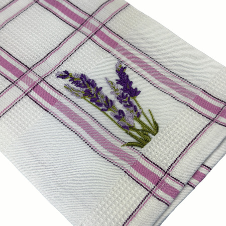 Kitchen towels LAWENDA 45x65, 220g/m2, PINK