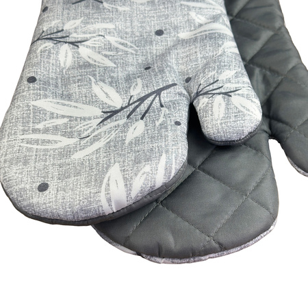 Kitchen gloves with a magnet LEAVES kpl 2 szt., F24A759