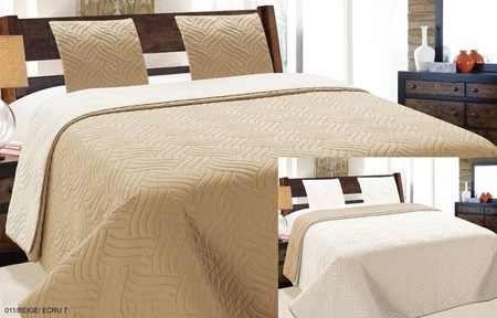 Bedspread VIGO II 180x220+2/40x40, 011/BEIGE-ECRU 7