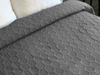 Bedspread PARLA 3D  220x240, SY-7653 DARK GREY 