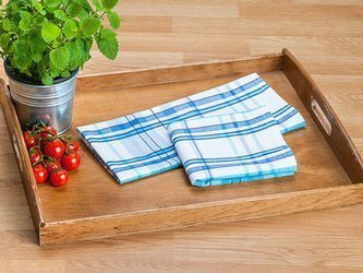 Kitchen towels ADELA 45x65, 205g/m2, BLUE