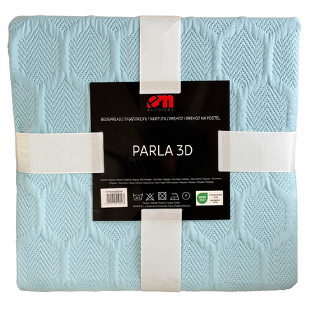 Bedspread PARLA 3D 80x220, SY-7653 BLUE