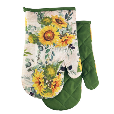 Kitchen gloves with a magnet FLOWER II kpl 2 szt., F23A175