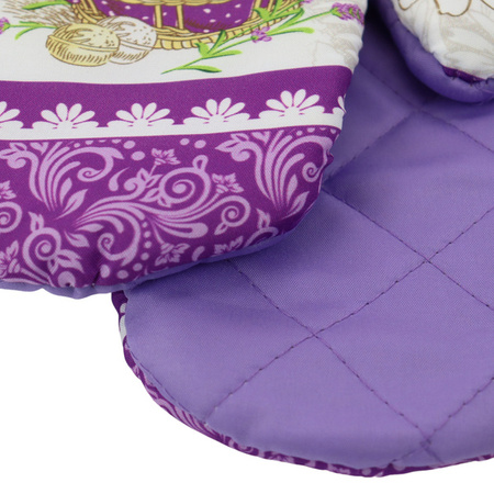 Kitchen gloves with a magnet LAVENDER II kpl 2 szt., 0117FS23
