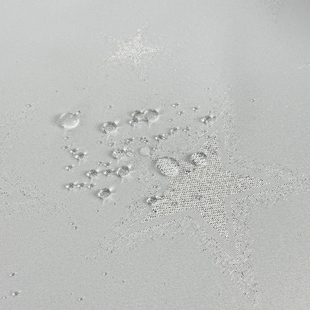 Tablecloths with stain-resistant coating OVAL 130X260 BIG STAR SILVER 621