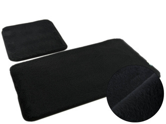 Bath mat LOMBOK KPL 2 SZT. BLACK