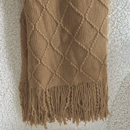 Blanket NERIA 150x200CM TAUPE LIGHT