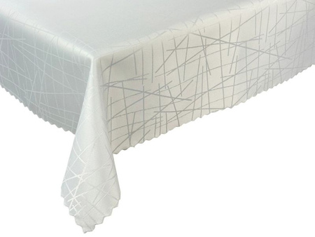 Tablecloths with stain-resistant coating  Kreski White