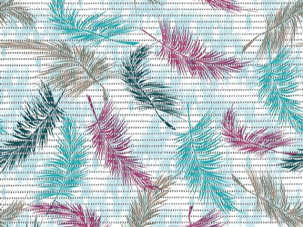 Foamed non-slip bath mat 65 AQUAFLEX 6033-1