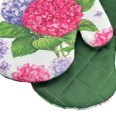 Kitchen gloves with a magnet FLOWER II kpl 2 szt., F22S220