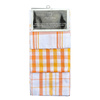 Kitchen towels ARA 45X65 KPL 3 SZT ORANGE