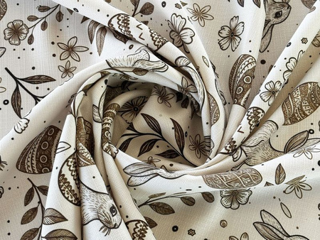 Obrus plamoodporny Druk 4 Zające