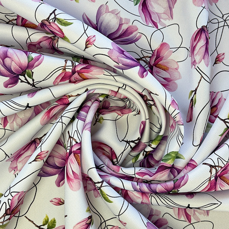 Obrus plamoodporny Druk 1 Magnolia