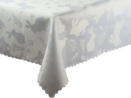 Tablecloths with stain-resistant coating 3360 white