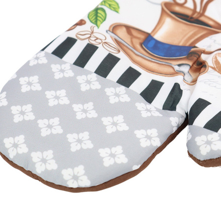 Kitchen gloves with a magnet COFFEE II kpl 2 szt., 0119FS225