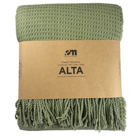 Blanket ALTA 150X200CM GREEN
