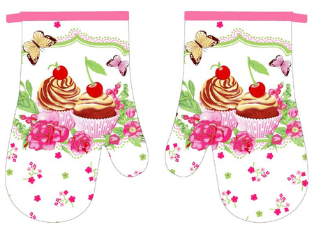 Kitchen gloves with a magnet SWEETS kpl 2 szt., 0116FS09