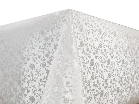 Tablecloth 137 PEARL ZG-6233A WHITE