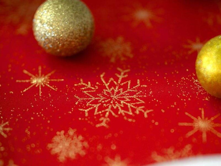 Tablecloths with stain-resistant coatin OVAL 160X340 RED 2587