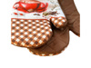 Kitchen gloves with a magnet CAPPUCCINO II kpl 2 szt.,  F22A1111