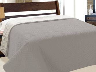 Bedspread VIGO II 220x240,  011/ GREY 2-LIGHT GREY 2