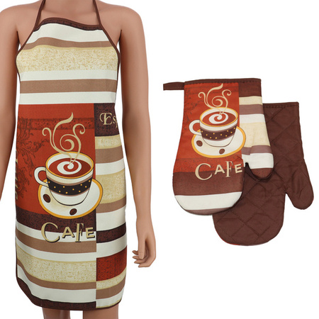 Kitchen gloves with a magnet COFFEE II kpl 2 szt., 0218FS40