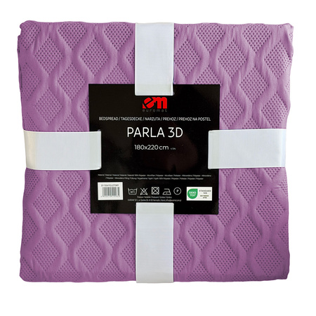 Bedspread PARLA 3D 80x220, SY-7654 VIOLET