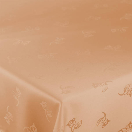 Tablecloths with stain-resistant coating Beige Rose