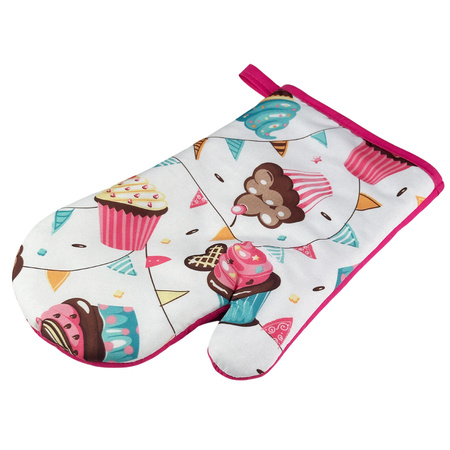 Kitchen gloves with a magnet SWEETS kpl 2 szt., F9264