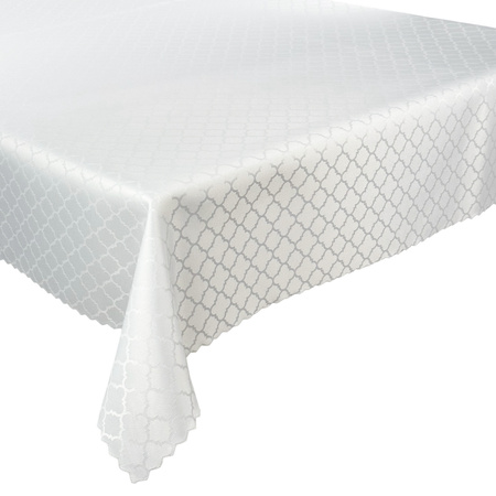 Tablecloths with stain-resistant coating  Marocco White