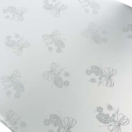 Tablecloths with stain-resistant coating oval 140x200 silver 1869