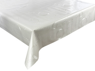 Tablecloth 137 PEARL ZG-7128A WHITE