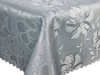 Tablecloths with stain-resistant coating  Flowers 3329 Grey