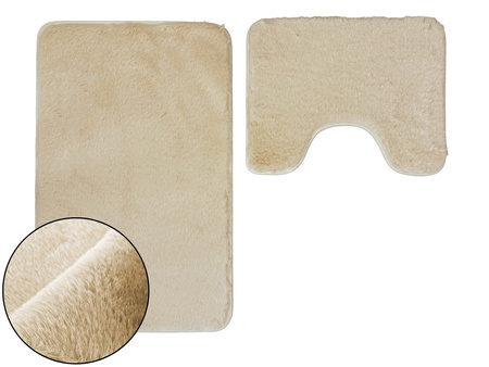 Bath mat LOMBOK KPL 2 SZT. ECRU